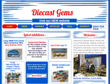 Tablet Screenshot of diecastgems.com